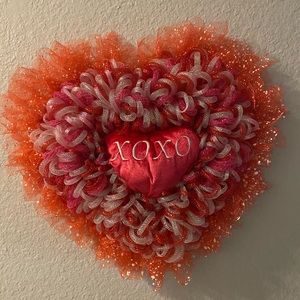 XOXO Valentine wreath